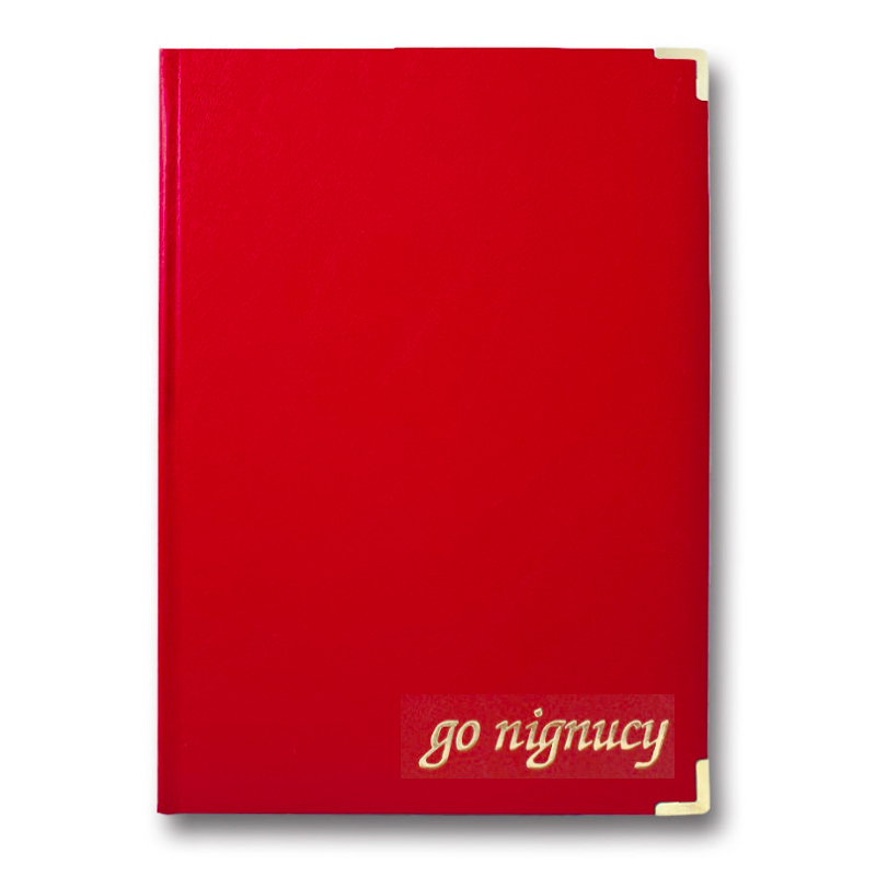 Greeting folder A4 "For signature" "Brisk" /PPV-5/ "Infolk-Miradur" red (1/20)