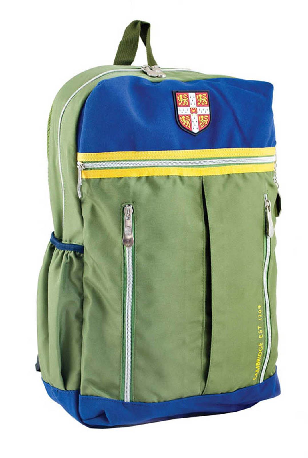 Teenage backpack "Yes" /554133/ CA 095, green, 28*45*11 (1/20)