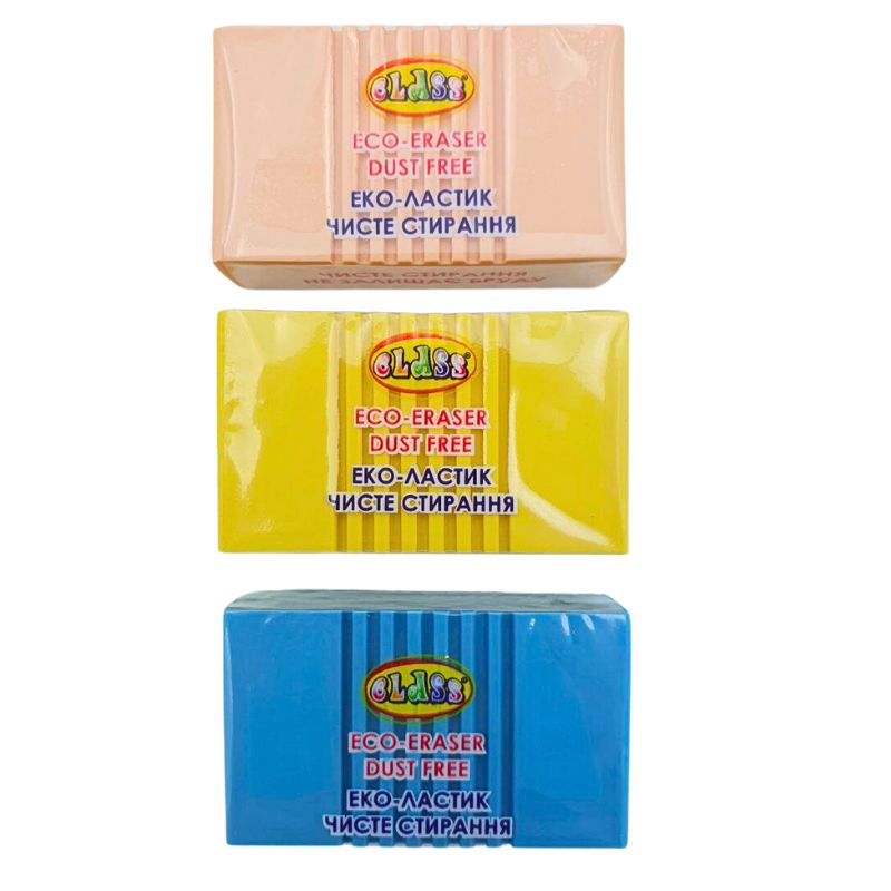 Rubber "CLASS" /4985C/ Eco-PVC, Ribby, in display, mix (24)