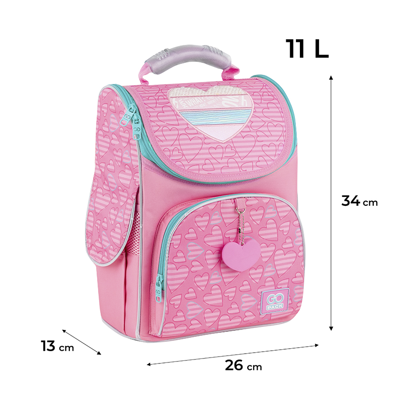 Backpack "GoPack" /GO25-5001S-1/ Education 5001S-1 Pink Dreams (1/8)