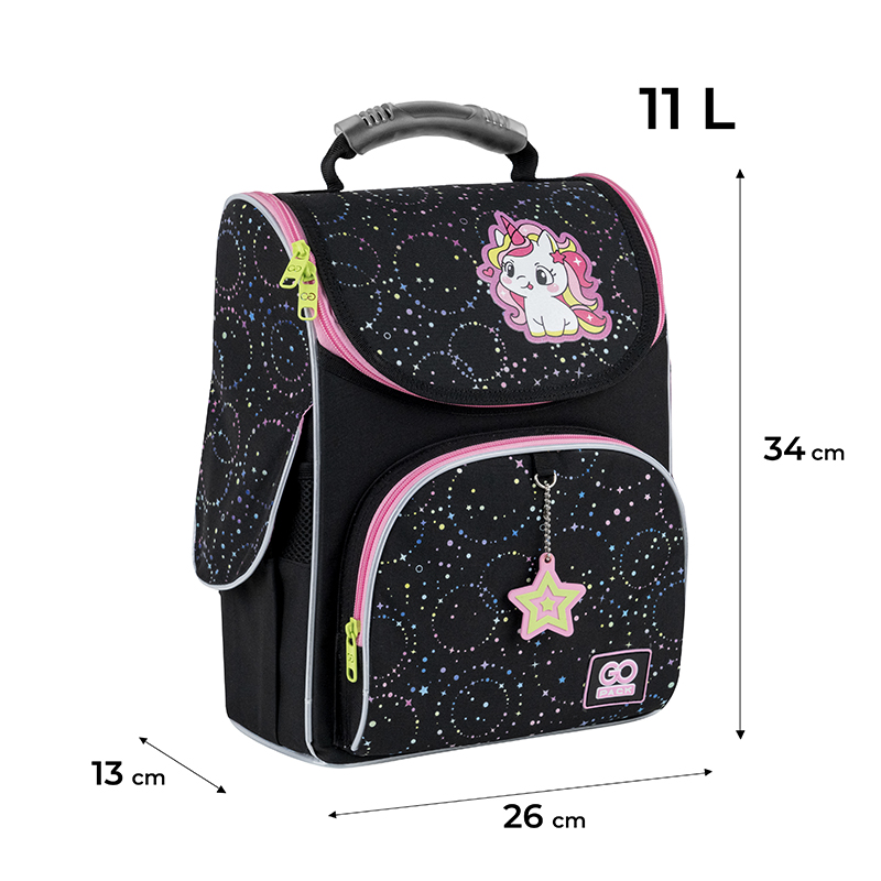 Backpack "GoPack" /GO25-5001S-4/ Education 5001S-4 Magical Unicorn Unicorn (1/8)