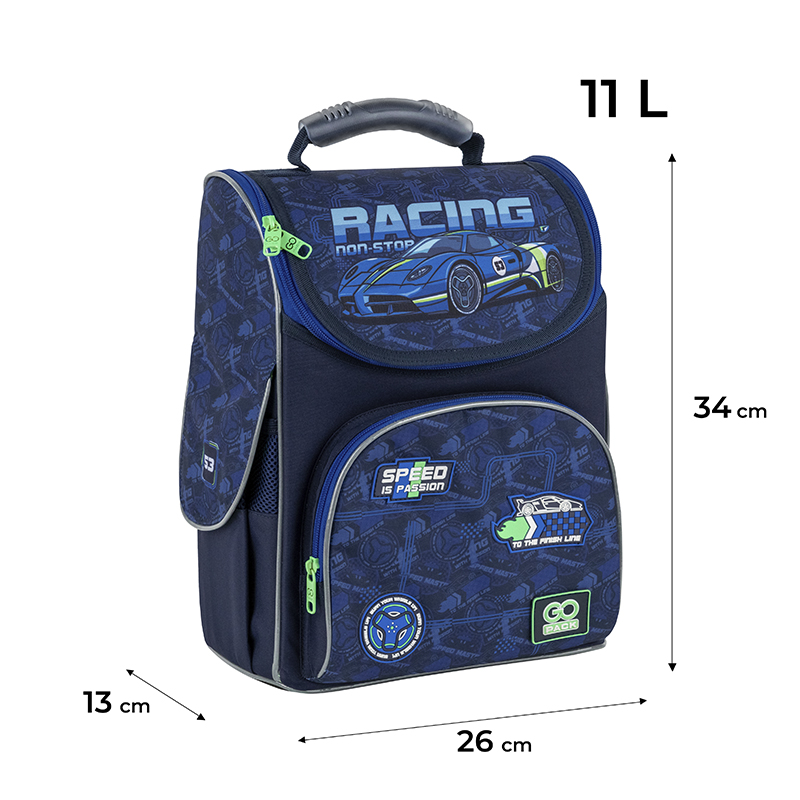 Backpack "GoPack" /GO25-5001S-6/ Education 5001S-6 Racing (1/8)
