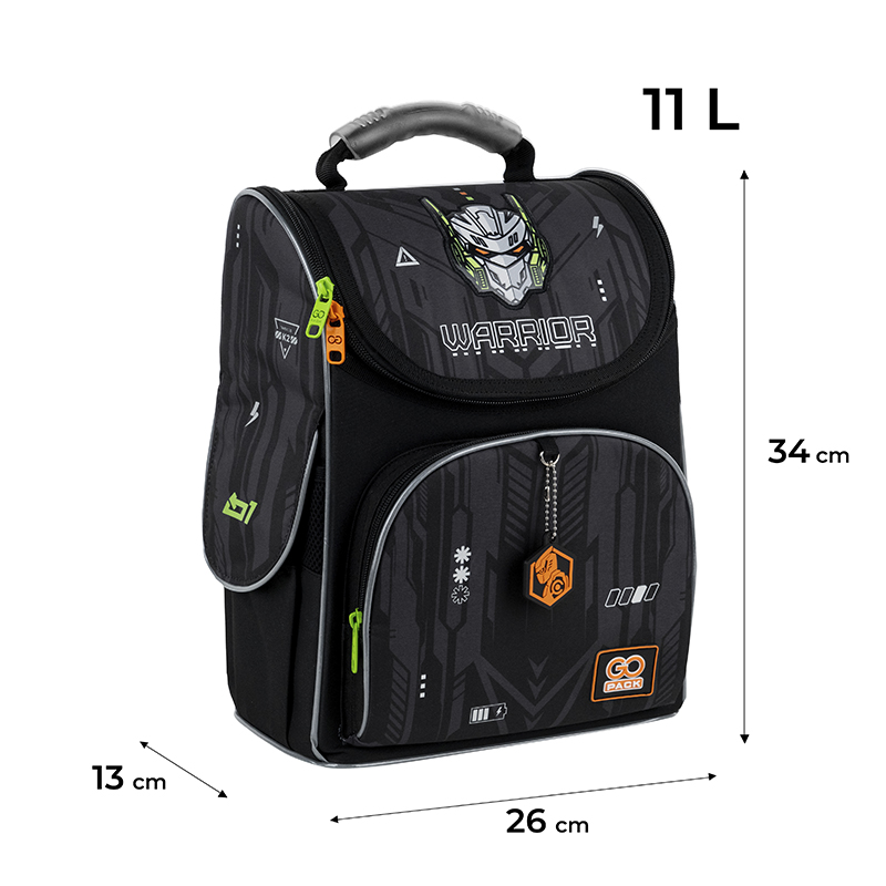 Backpack "GoPack" /GO25-5001S-8/ Education 5001S-8 Warrior (1/8)