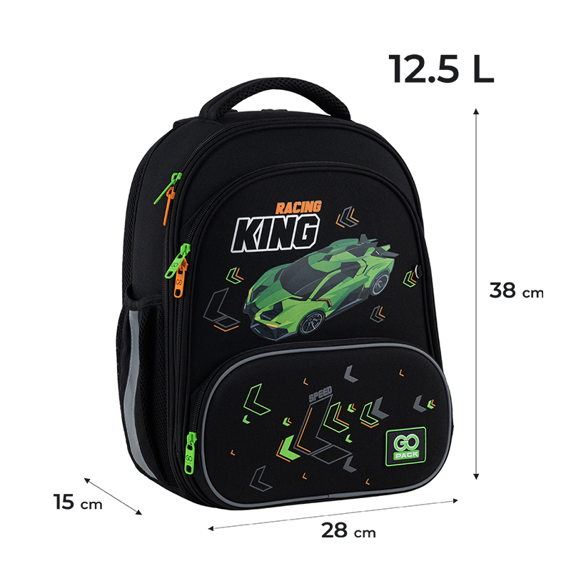 Backpack "GoPack" /GO25-597M-5/ Education 597M-5 Racing King (1/8)