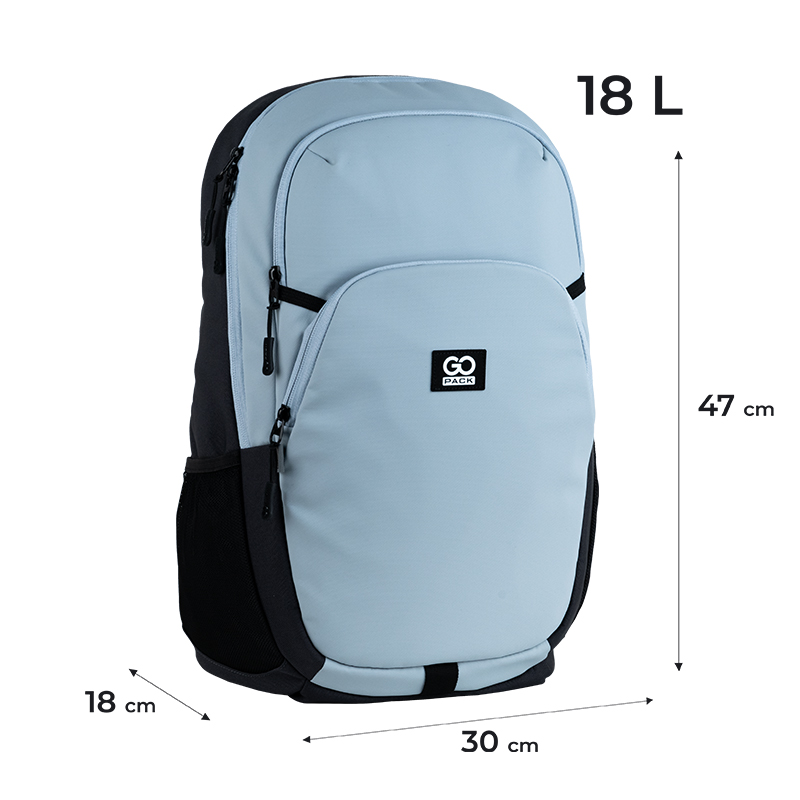 Backpack "GoPack" /GO25-185L-4/ Education Teens 185 blue (1/10)