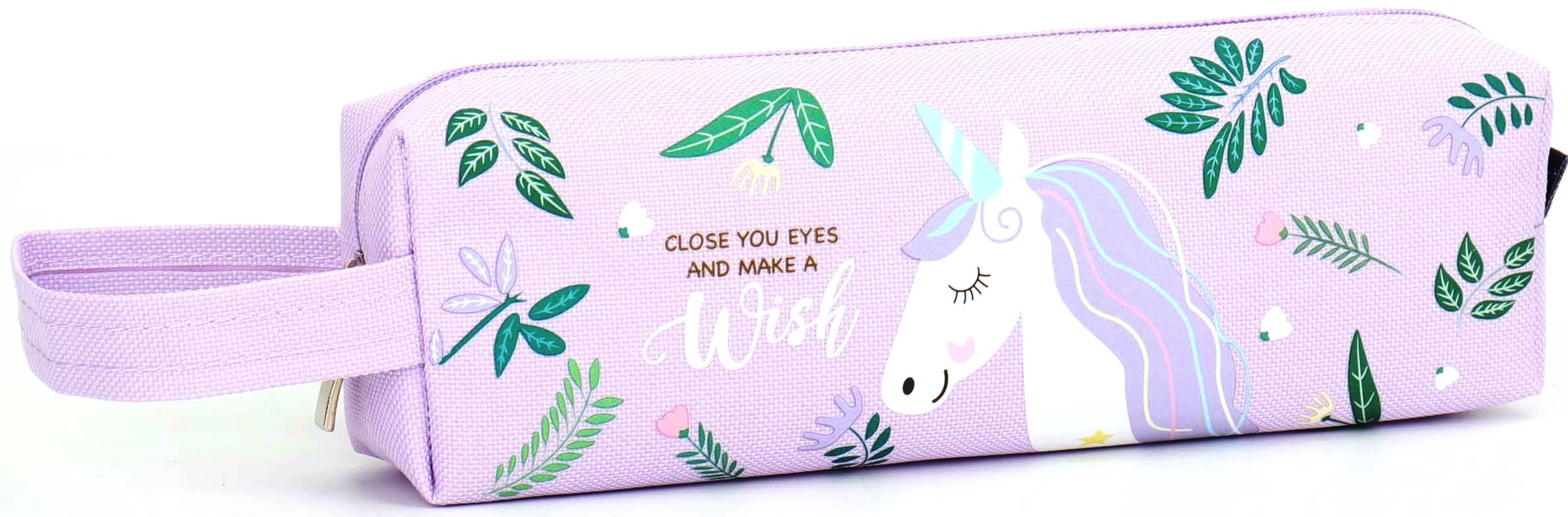 Pencil case "Bourgeois" /KJ3317/ Purple 21*4.5*6cm