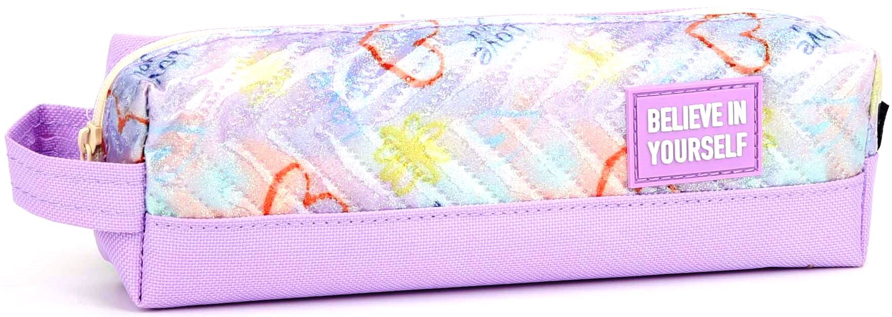 Пенал "Bourgeois" /KJ3328/ Purple 21*4.5*6см
