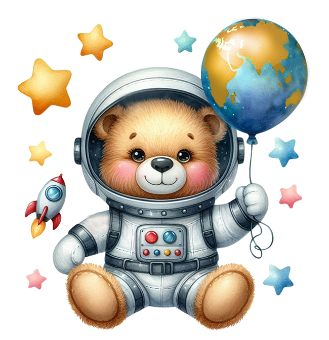 Set for creativity with rhinestones (sticker) "Go to art" /177408/ "Together to the stars" 11*10cm