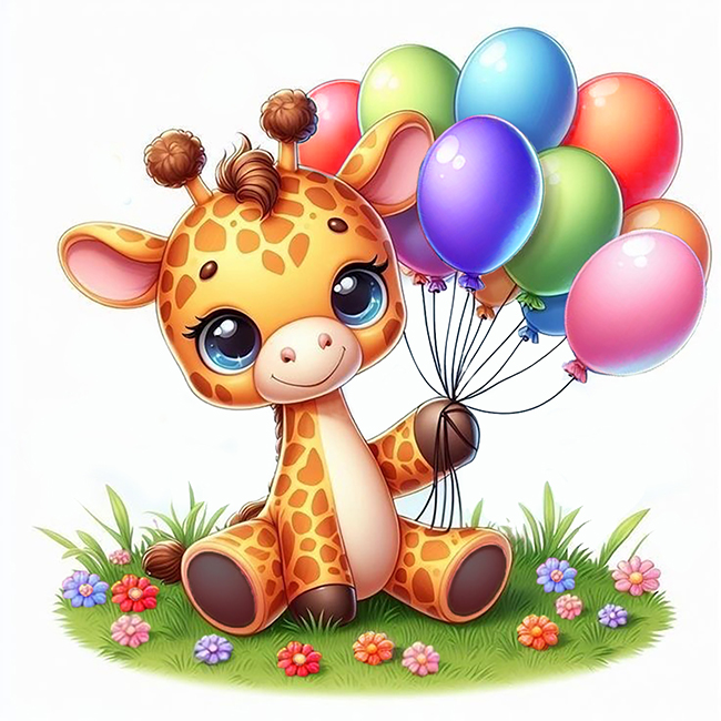 Set for creativity with rhinestones (sticker) "Go to art" /177444/ "Happy Giraffe" 11*10cm
