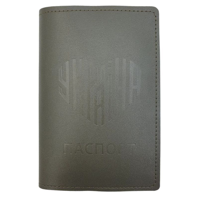 Cover Passport "4PROFI" /19851/902/ leatherette, passport Ukraine inscription in the shape of a heart khaki embossing
