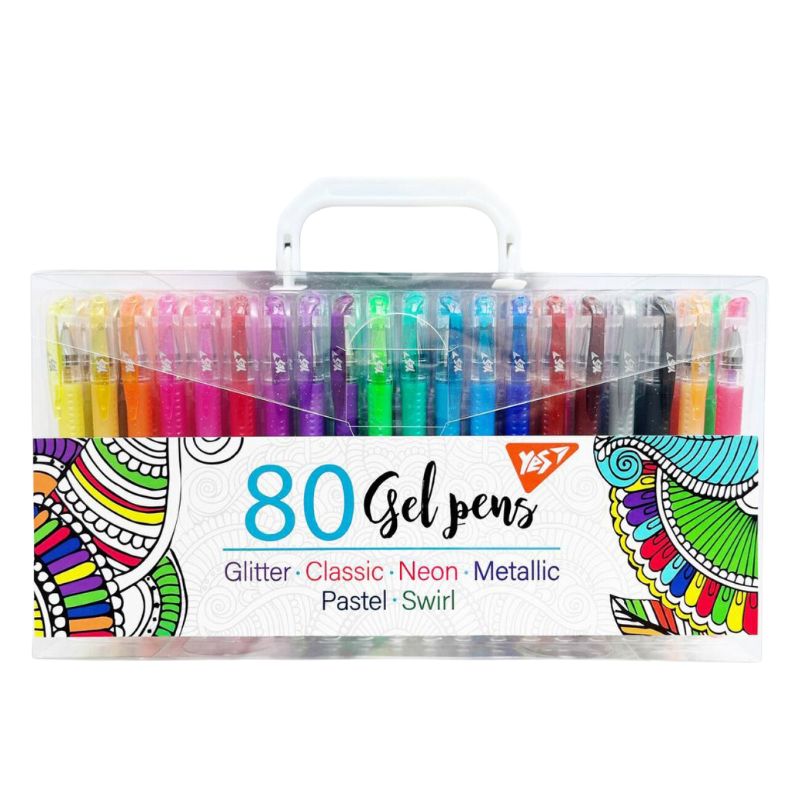 Set of gel pens "YES" 80 pcs. /420437/ (1/2/12)