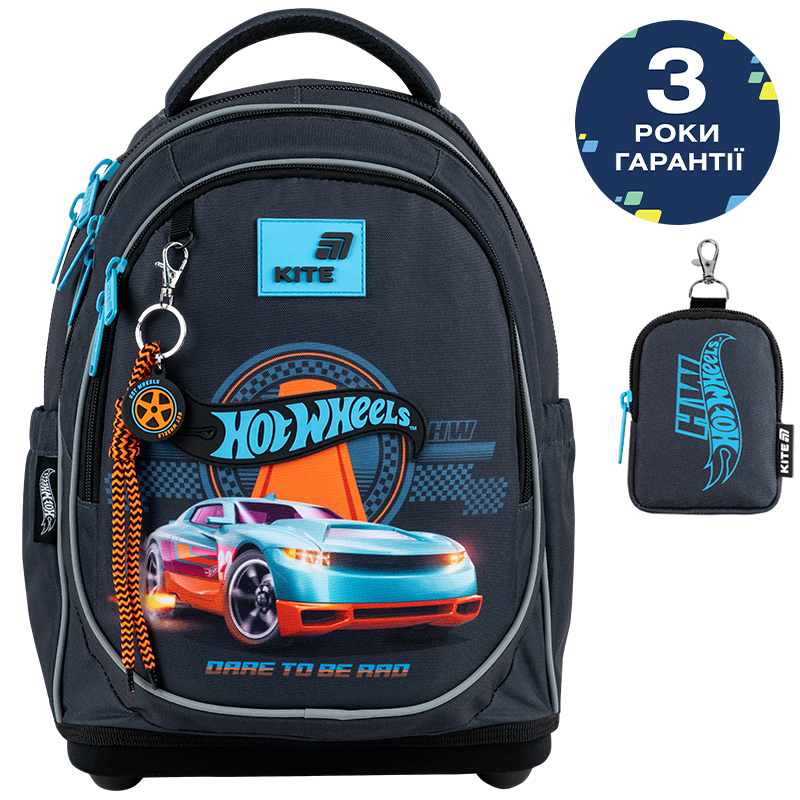 Backpack "Kite" /HW26-724S/ Education 724 Hot Wheels (1/6)