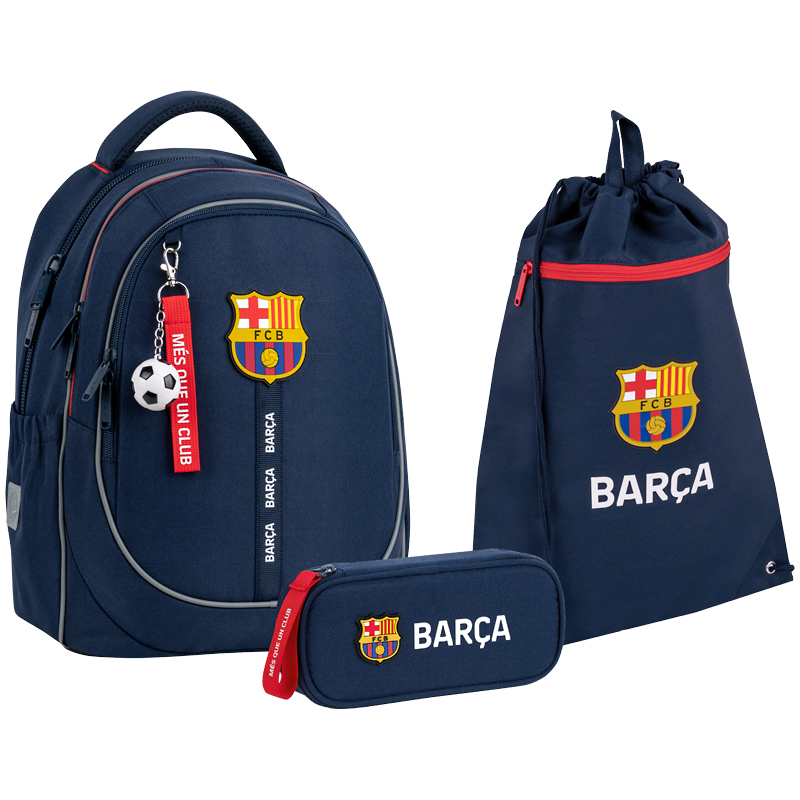 "Kite" set /SET_BC26-700M/ backpack + pencil case + shoe bag 700 FC Barcelona (1/6)