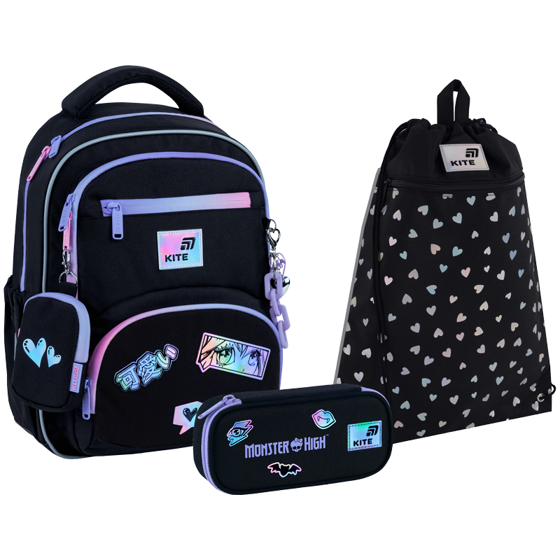 "Kite" set /SET_K26-773M-2/ backpack + pencil case + shoe bag 773 Anime Dream (1/6)