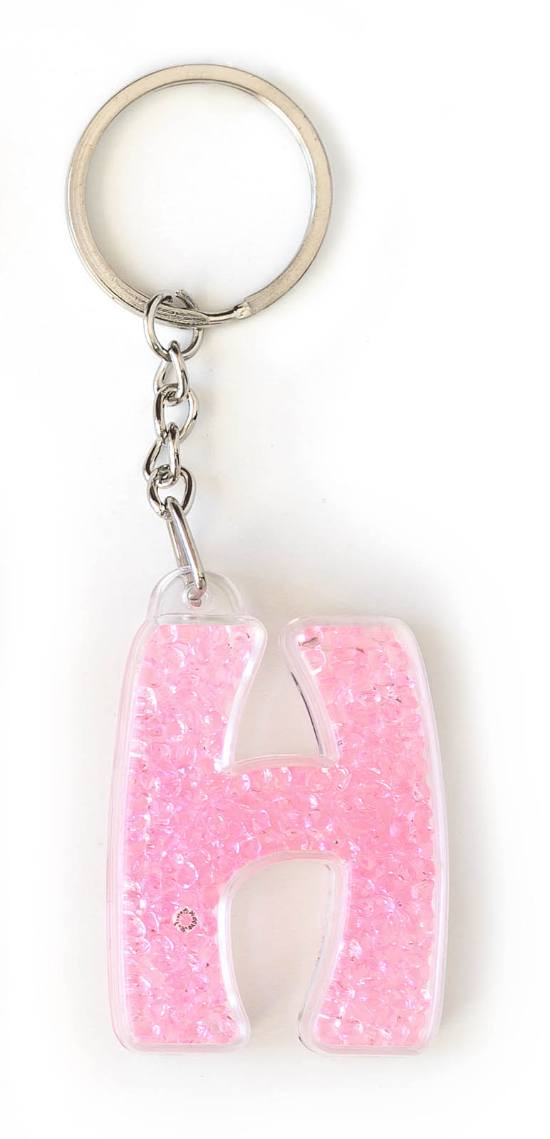 Keychain "YES Weekend" /554286/ letter "H" Pink (1/50/200)