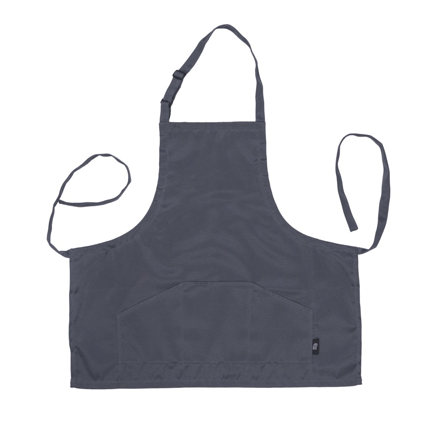 Adult apron /714/ 76*70 cm, asphalt, greta, ROSA Studio