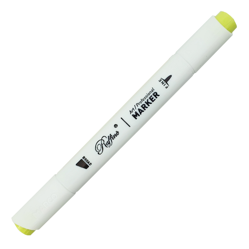 Sketch Marker double-sided "Raffine" /7800-6CB/ (G804) Yellow Green (6)
