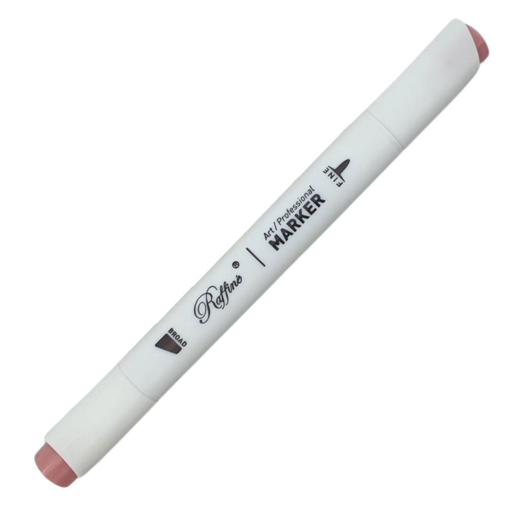 Double-sided Sketch Marker "Raffine" /7800-6CB/ (R323) Dull Red Purple (6)