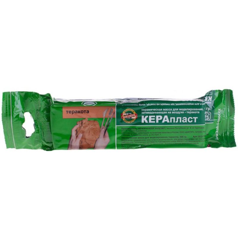 Пластилін "Koh-i-Noor" "Keraplast" 300гр. terracota (1/30)