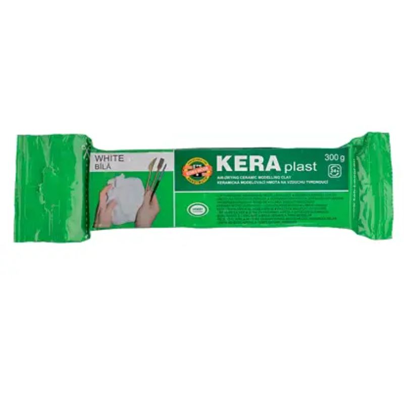 Пластилін "Koh-i-Noor" "Keraplast" 300гр. white (1/30)