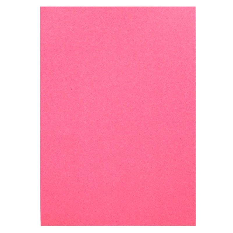Flexica (foamiran) "JO" /17FA4-003/ EVA 1.7mm A4 Fluorescent GLITTER "Pink" 10 pcs/pack (1/96)