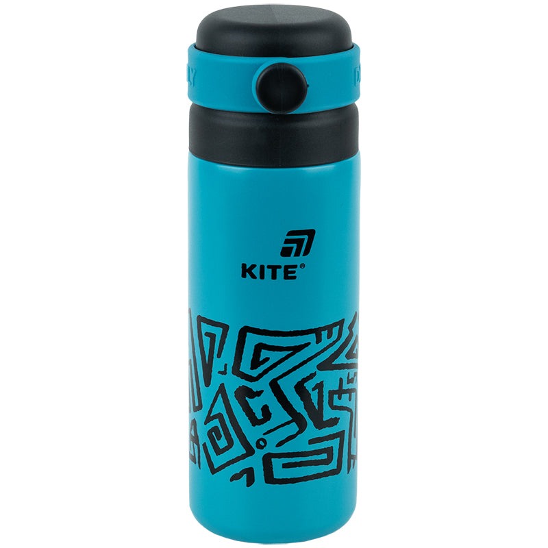 Thermos "Kite" /K25-1222-1/ 500 ml, dark turquoise (1/40)