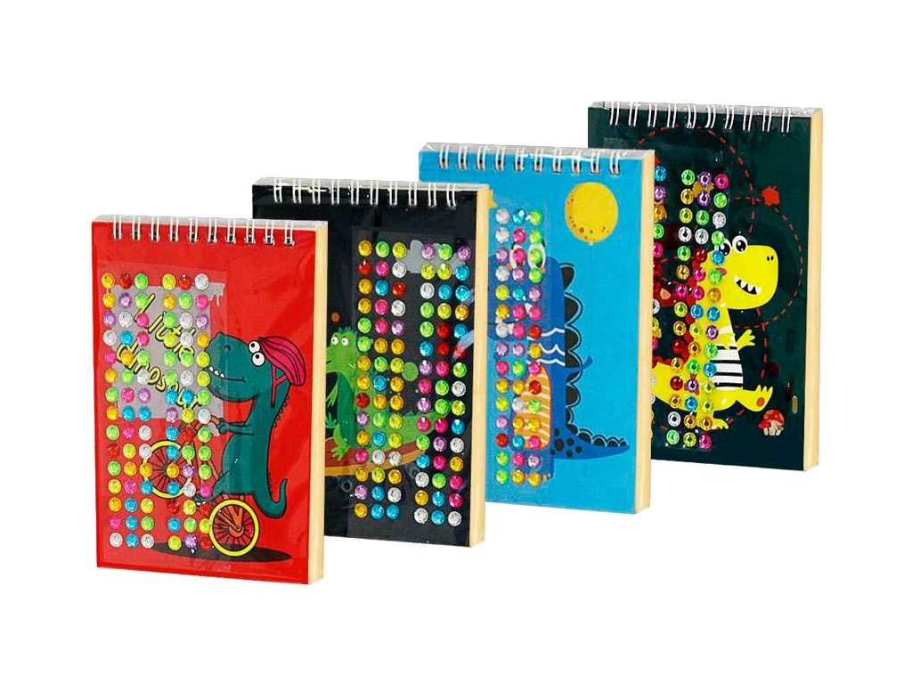 Notebook for prints "WB" /10219/ "Crocodile" A6/10 sheets. + rhinestones (1/12/576)