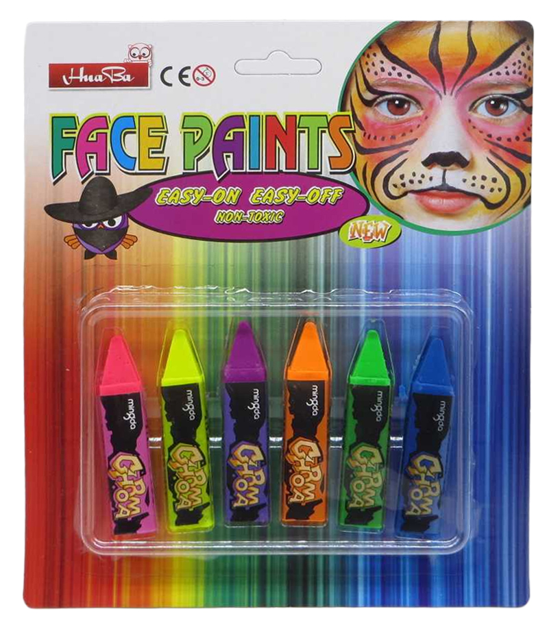 Paints-pencils aqua grim 6 col. /2126/ neon (1/24)