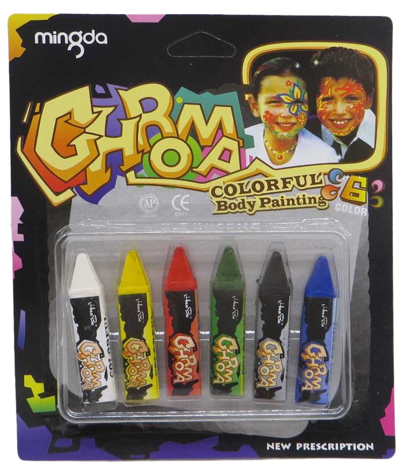Paints-pencils aqua grim 6 col. /3006/ (1/24)
