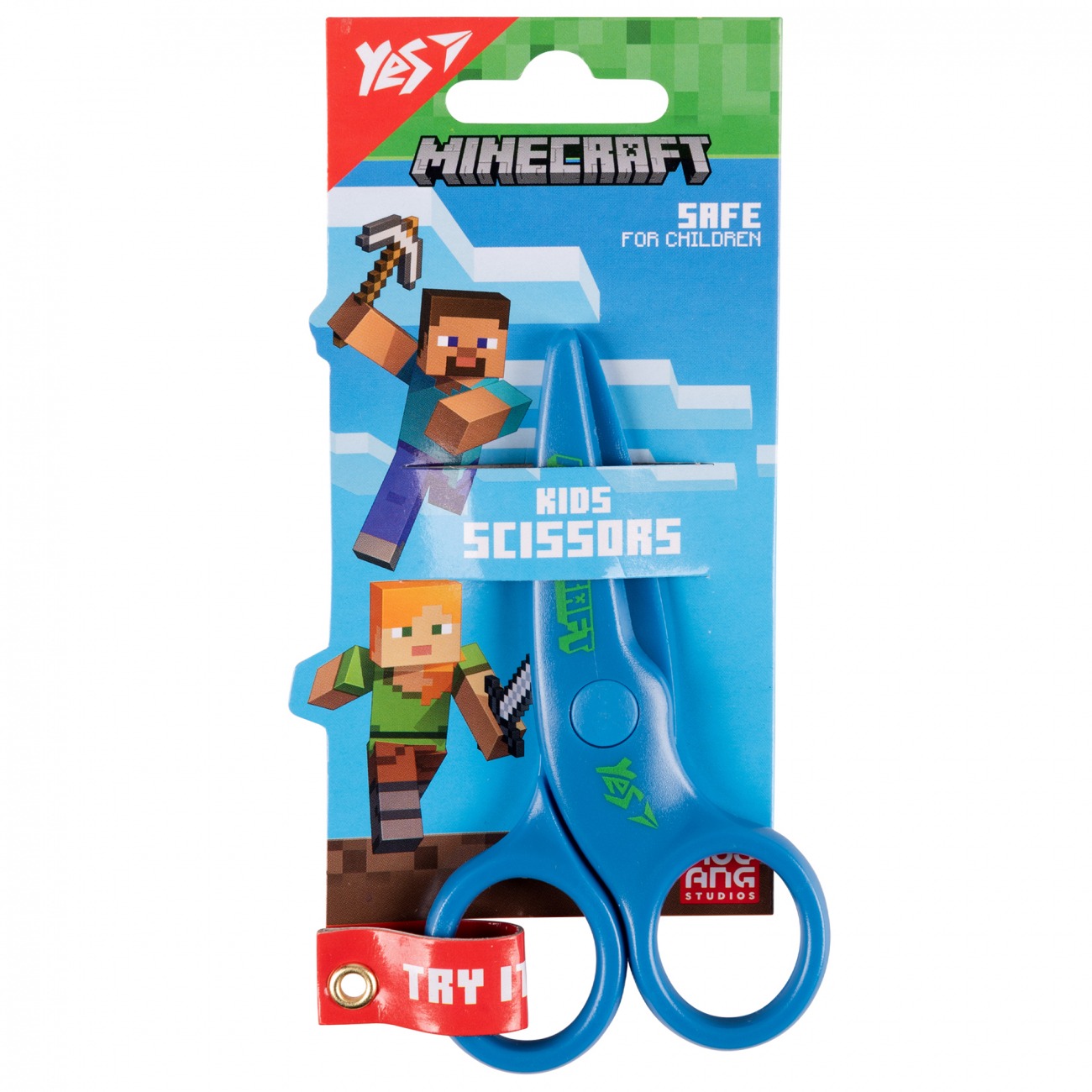 Scissors "Yes" 10.8 cm /480450/ "Minecraft" safe plastic (1/12/360)