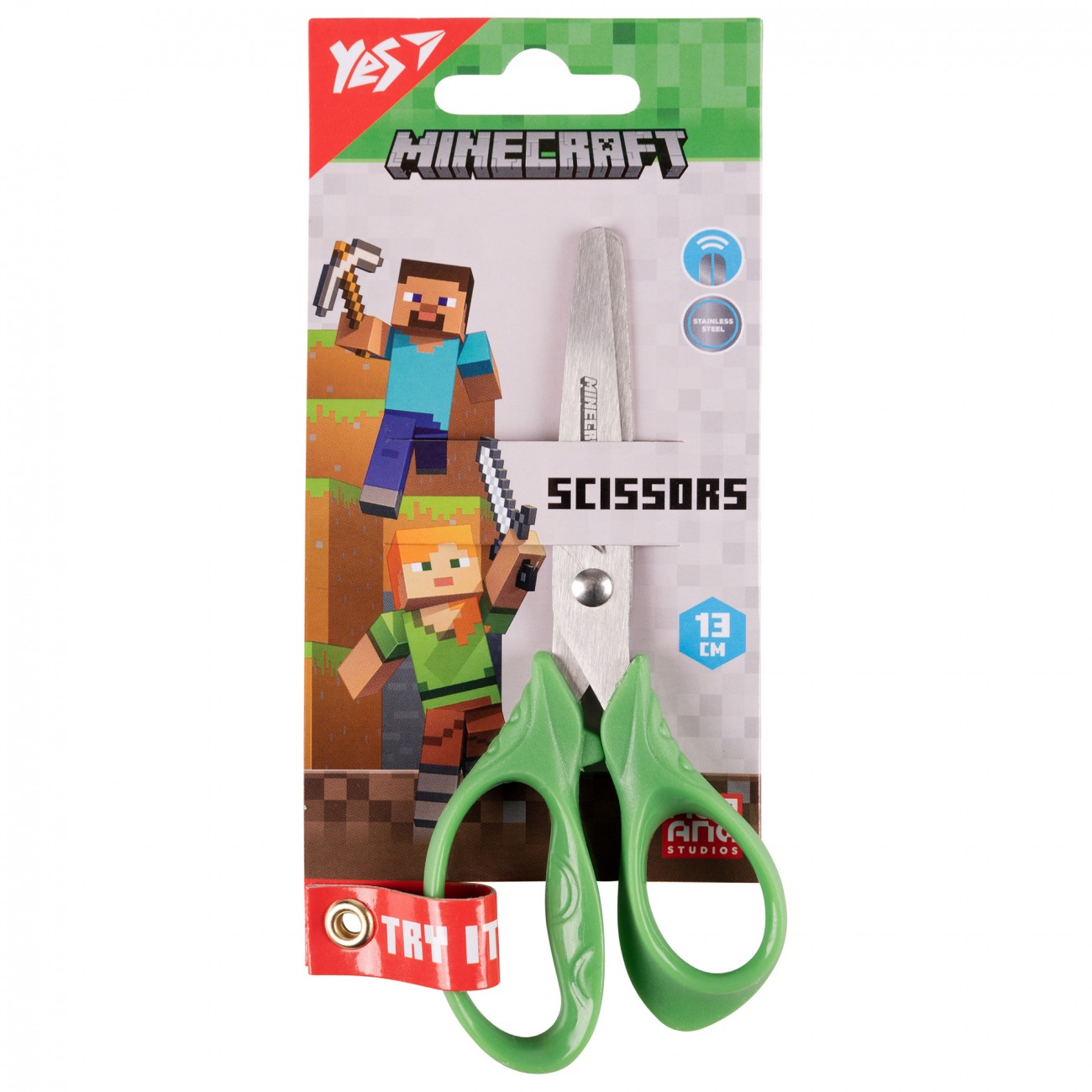 Scissors "Yes" 13cm /480444/ "Minecraft" (1/12/360)
