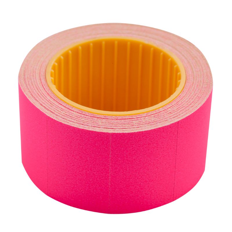 Price tag rectangular "BUROMAX" /BM.282104-29/ 30*20mm (300pcs, 6m), external winding, crimson (10/200)
