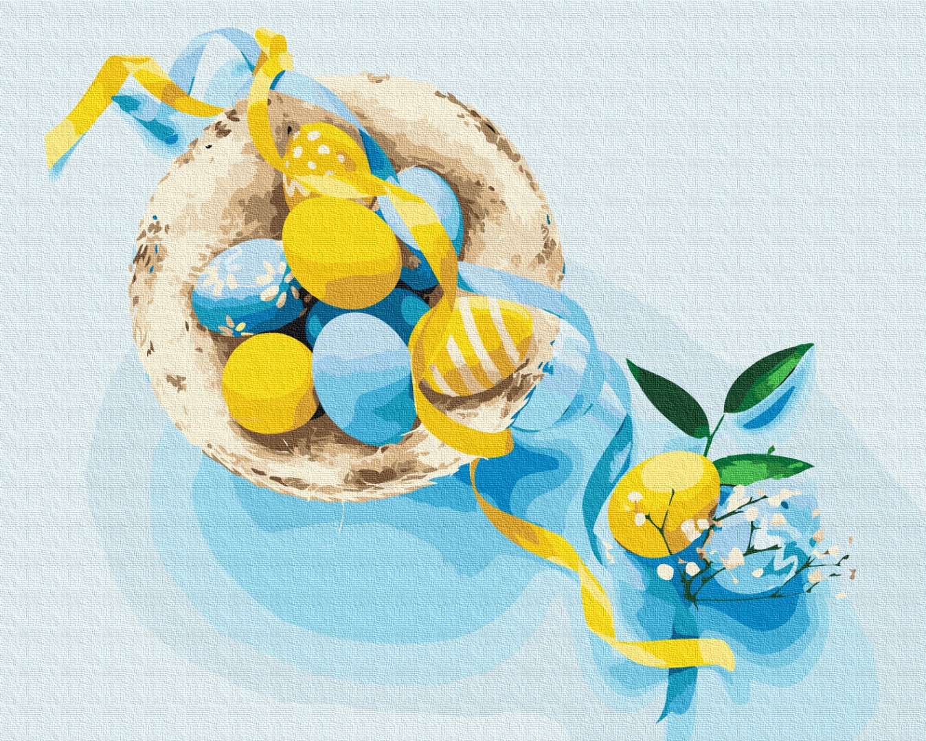 Картина за номерами "Brushme" /BS53104/ "Український Великдень" 40*50см