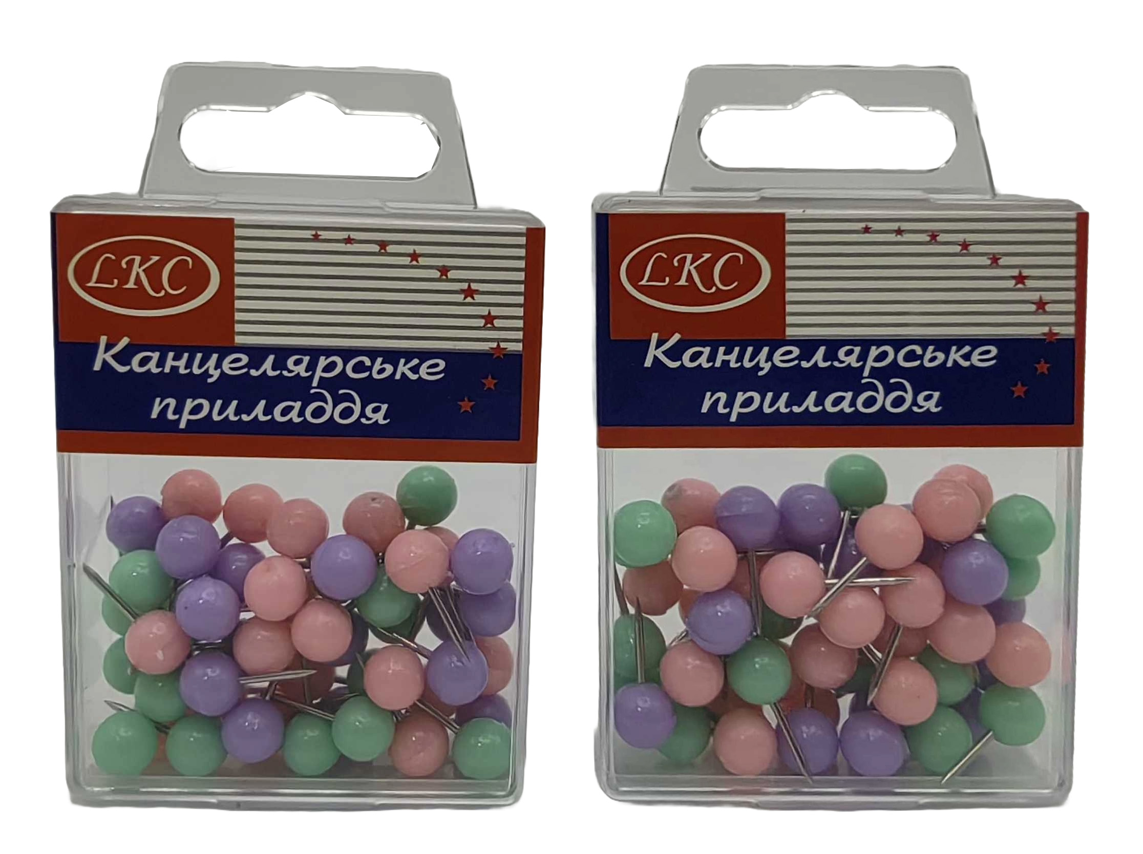 Кнопка-Цвях декор /2505/ "Куля 0,8см" кор.пласт, 50шт  (1/12)