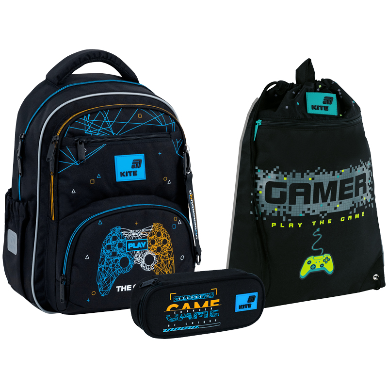 "Kite" set /SET_K26-773M-4/ backpack + pencil case + shoe bag 773 Next Level (1/6)