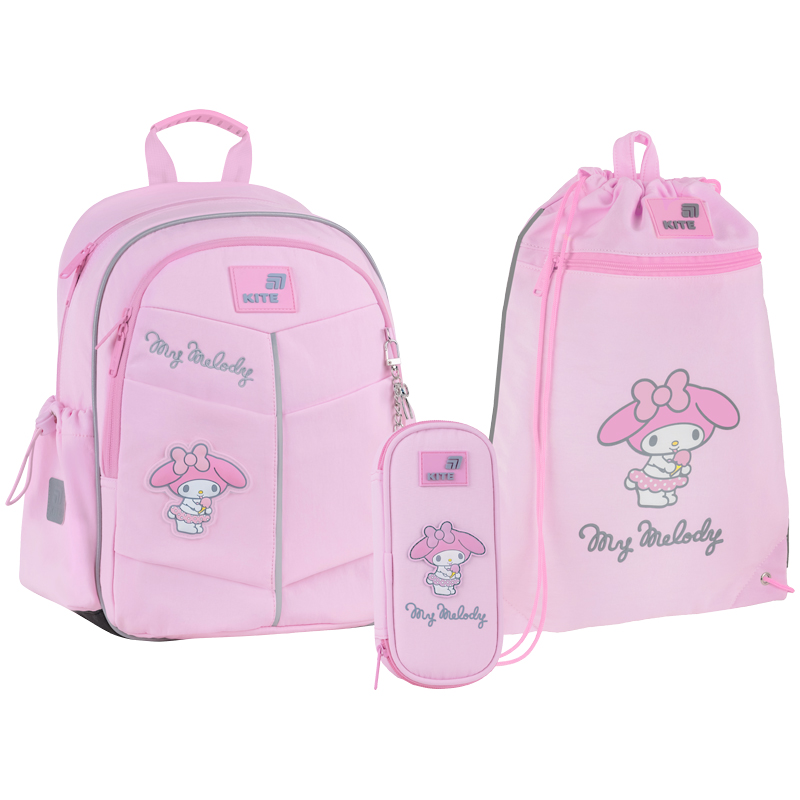"Kite" set /SET_HK26-771S/ backpack + pencil case + shoe bag 771 My Melody (1/6)