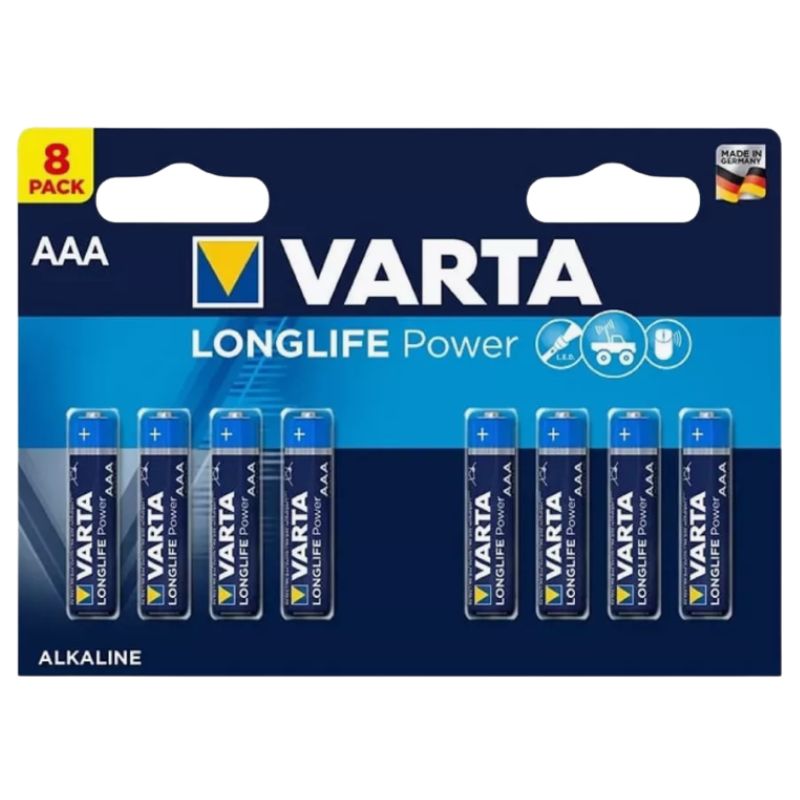 Battery "VARTA" /LR-03/8bl/787/160/ High Energy (Long Life Power) alkaline, 1.5V, little finger (8/160)