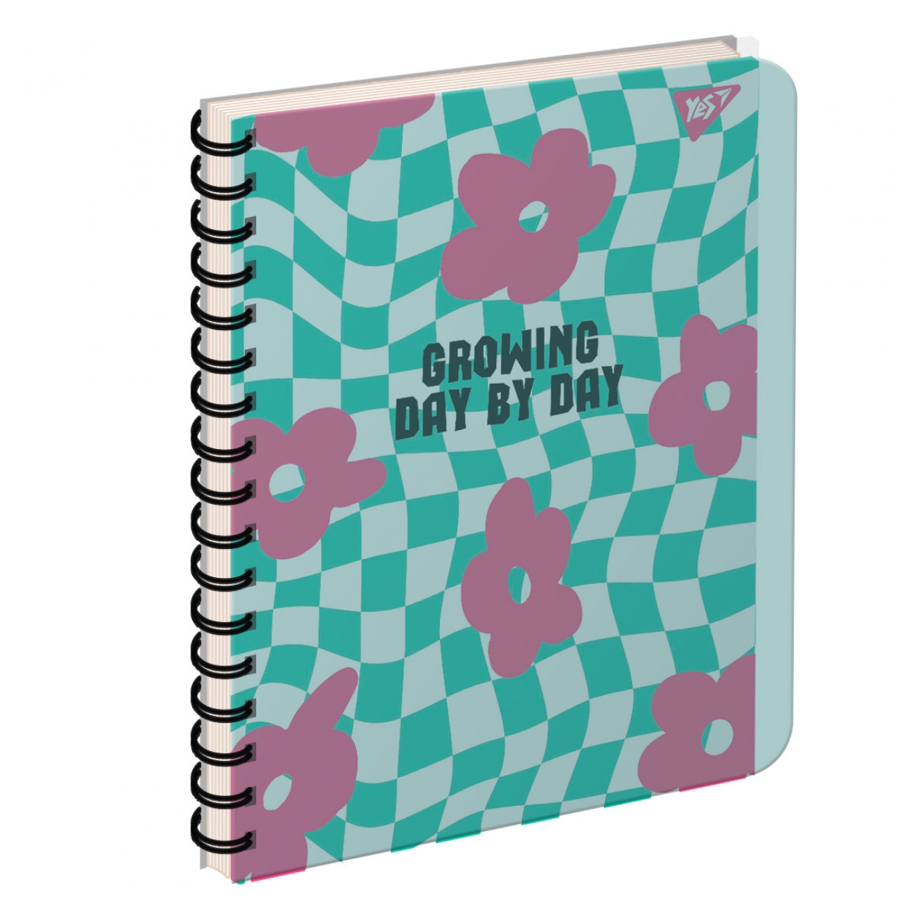 Notebook "YES" A5/144 4 in 1 /681889/ "Growing day by day", plastic cover, with section. (3/30)