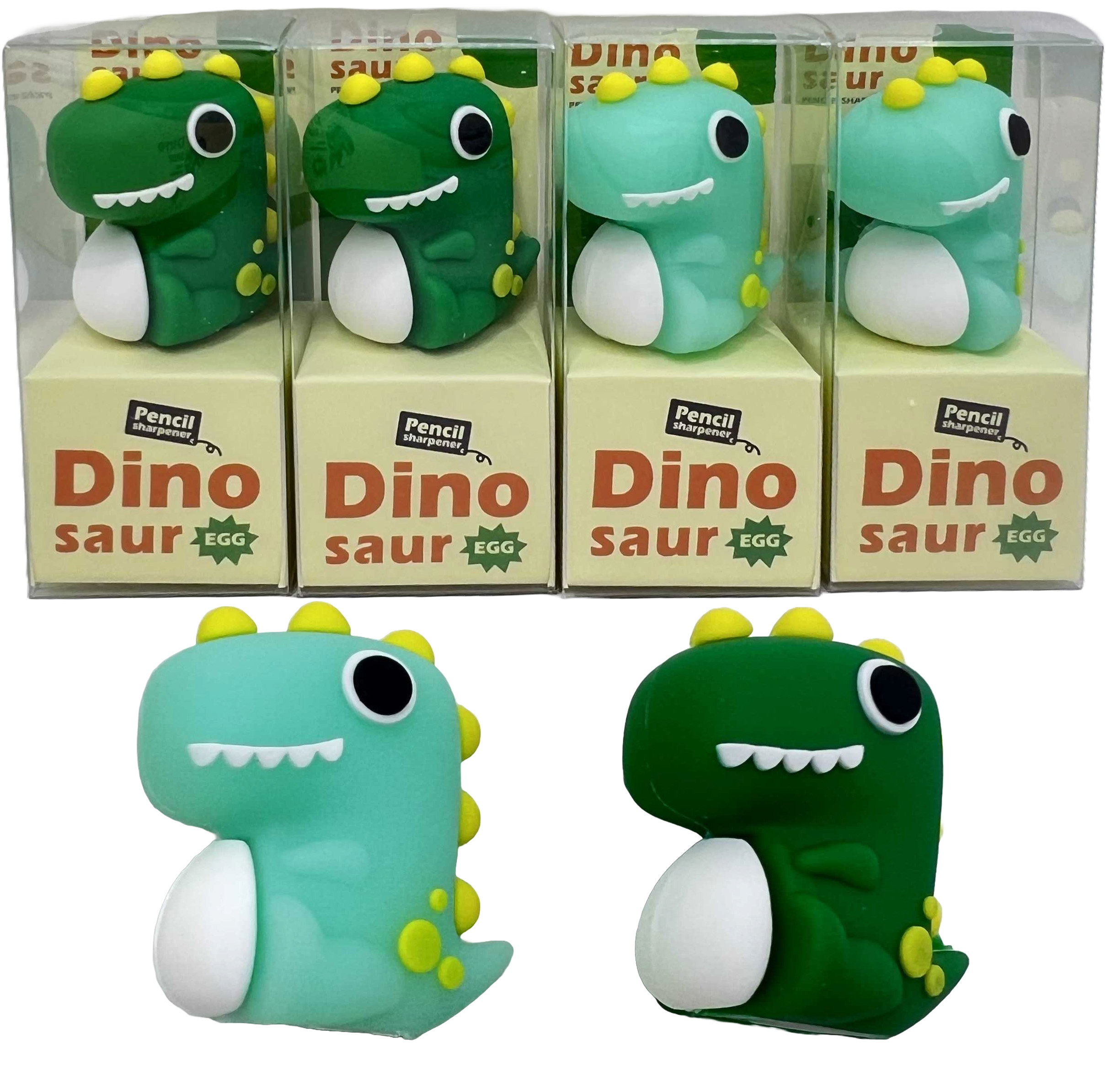 Sharpener /KK-7910/ "Dinosaur" silicone (24)