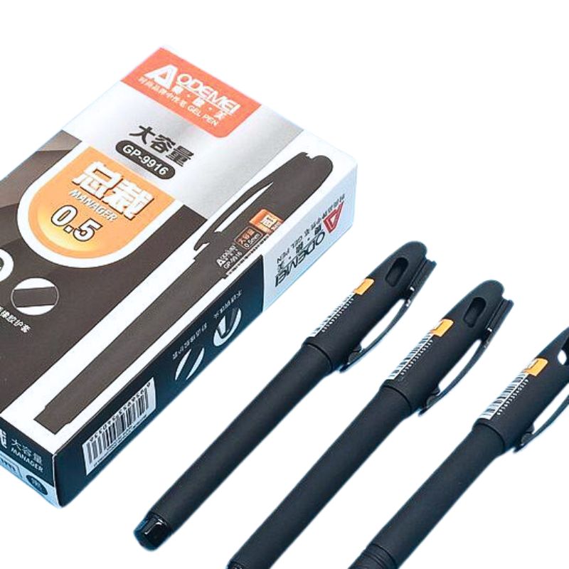 Gel pen "AODEMEI" /GP-9916/ 0.5mm, black (12/144/1152)
