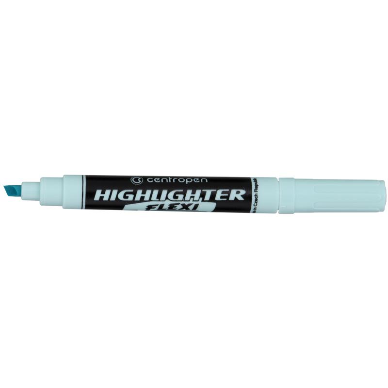 Text marker "Centropen" /8542/916/ "Fax"Flexi", 1-5 mm, pastel blue (10/200)