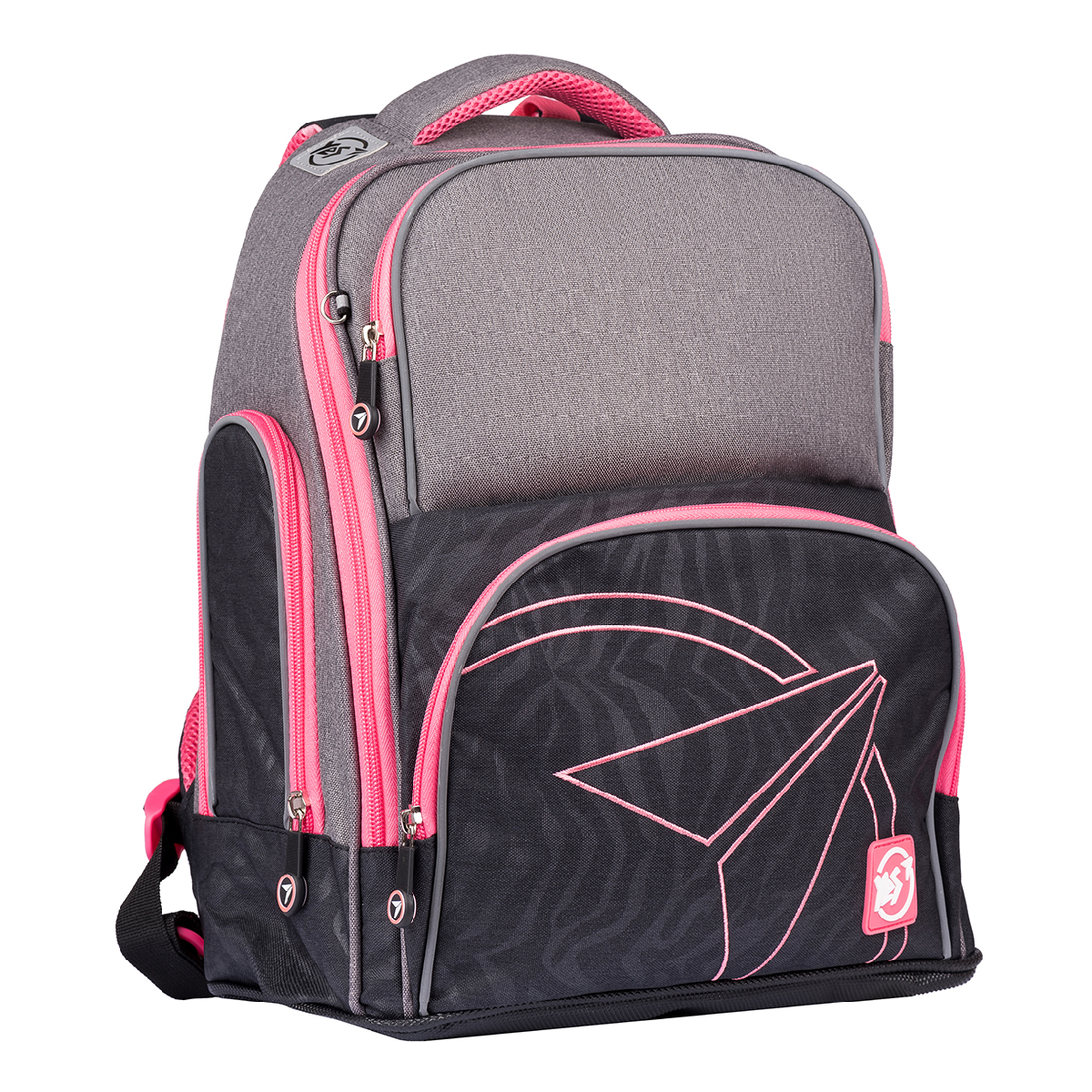 Backpack "YES" /558738/ S-30 Juno Max "Yes style", gray-black (1/10)