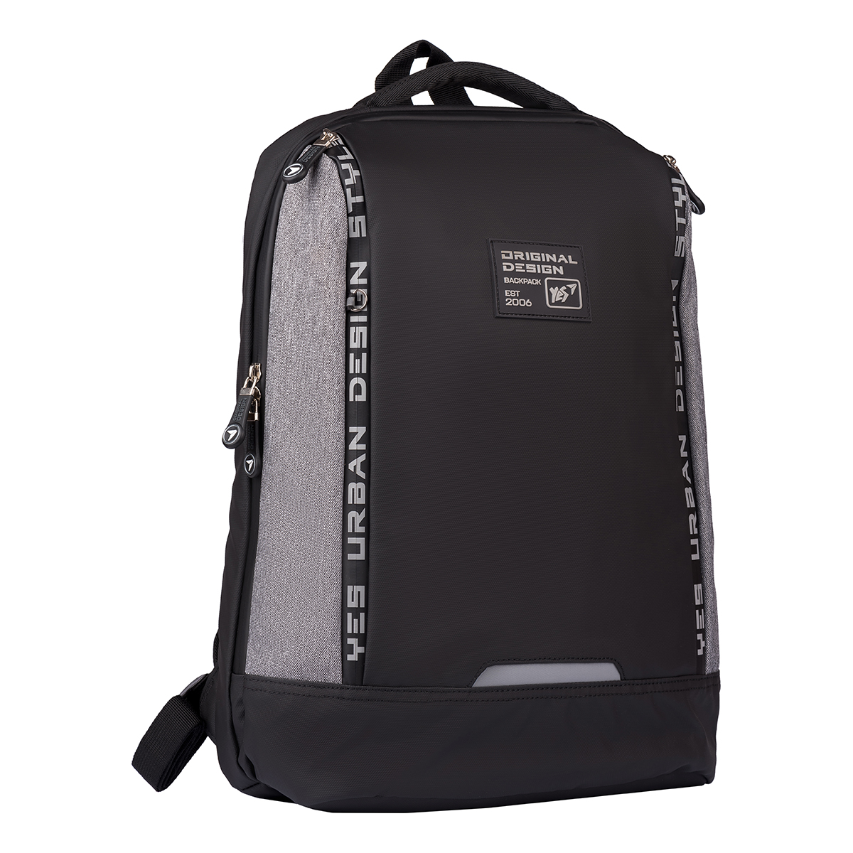 Backpack "YES" /557881/ T-102 "Pilot", black/gray (1/15)