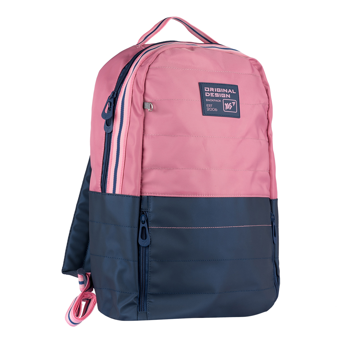 Backpack "YES" /552527/ T-122 "Sense", blue/pink (1/10)