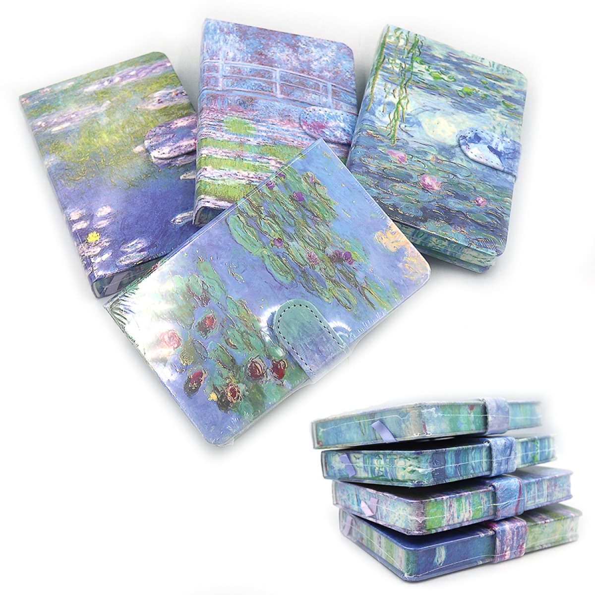 Notebook A6/112 sheets "JO" /9501-19/ on the button "Pot" #, quantity border, mix (1/12)