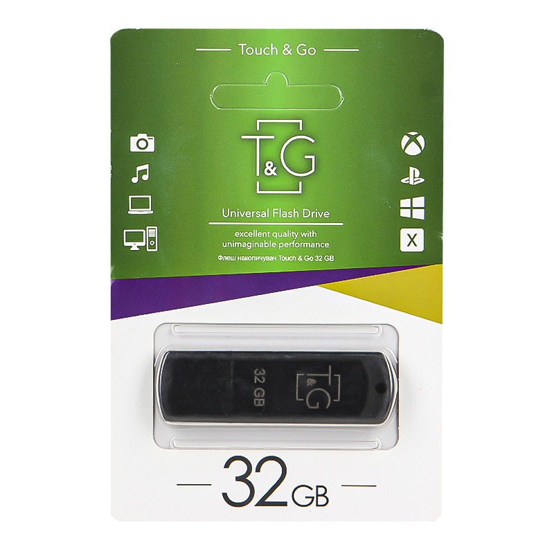 Flash memory "T&G" 32GB Classic series 011 black