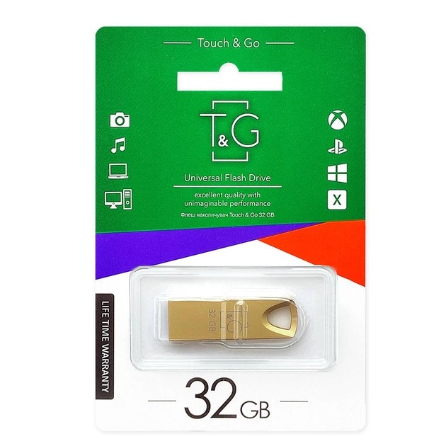 Flash memory "T&G" 32GB metal series 117 gold