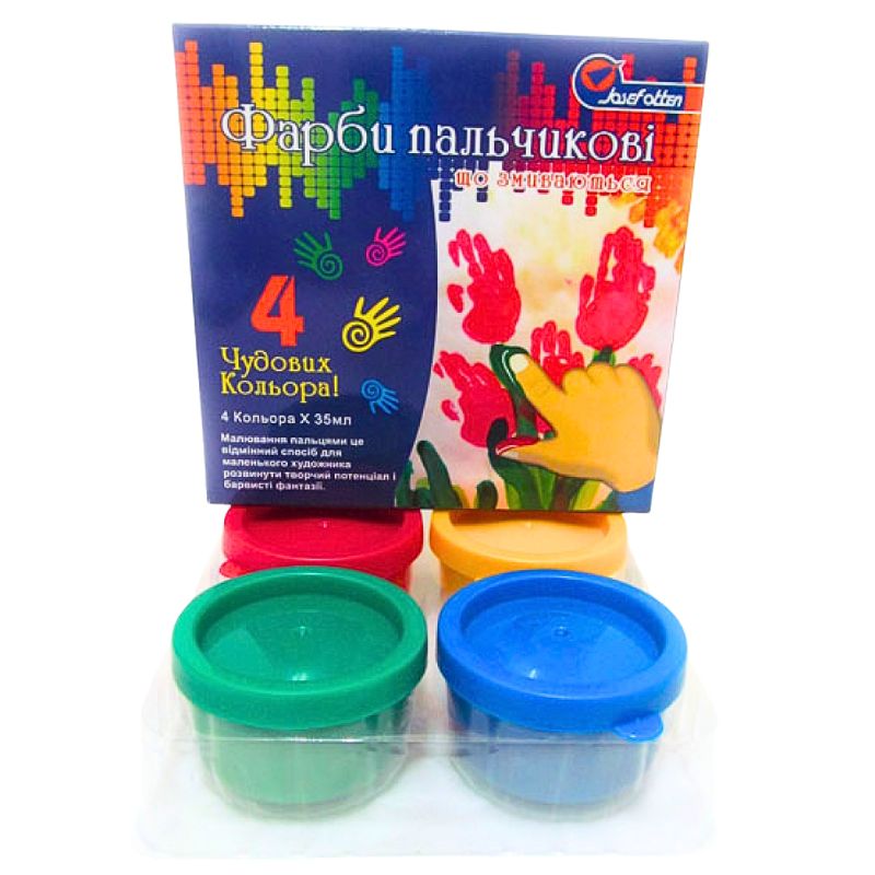 Finger paints "JO" /FC0435/ 4 pcs*35ml (1/12/48)
