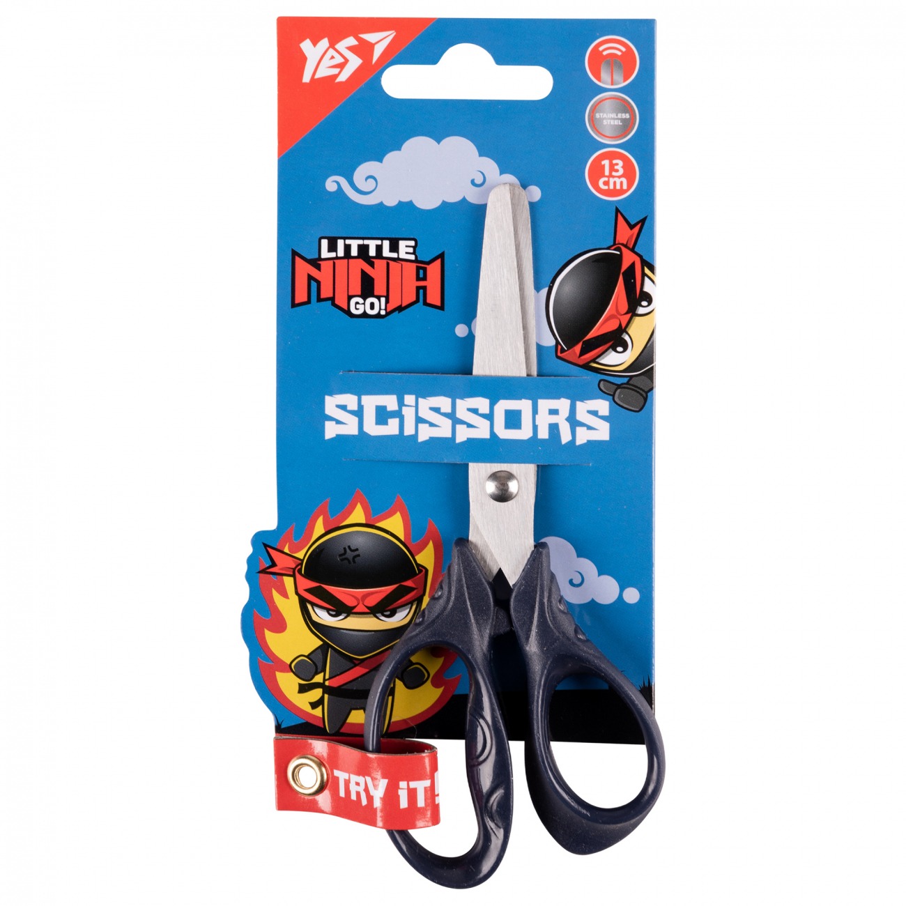 Scissors "Yes" 13cm /480445/ "Ninja" (1/12/360)