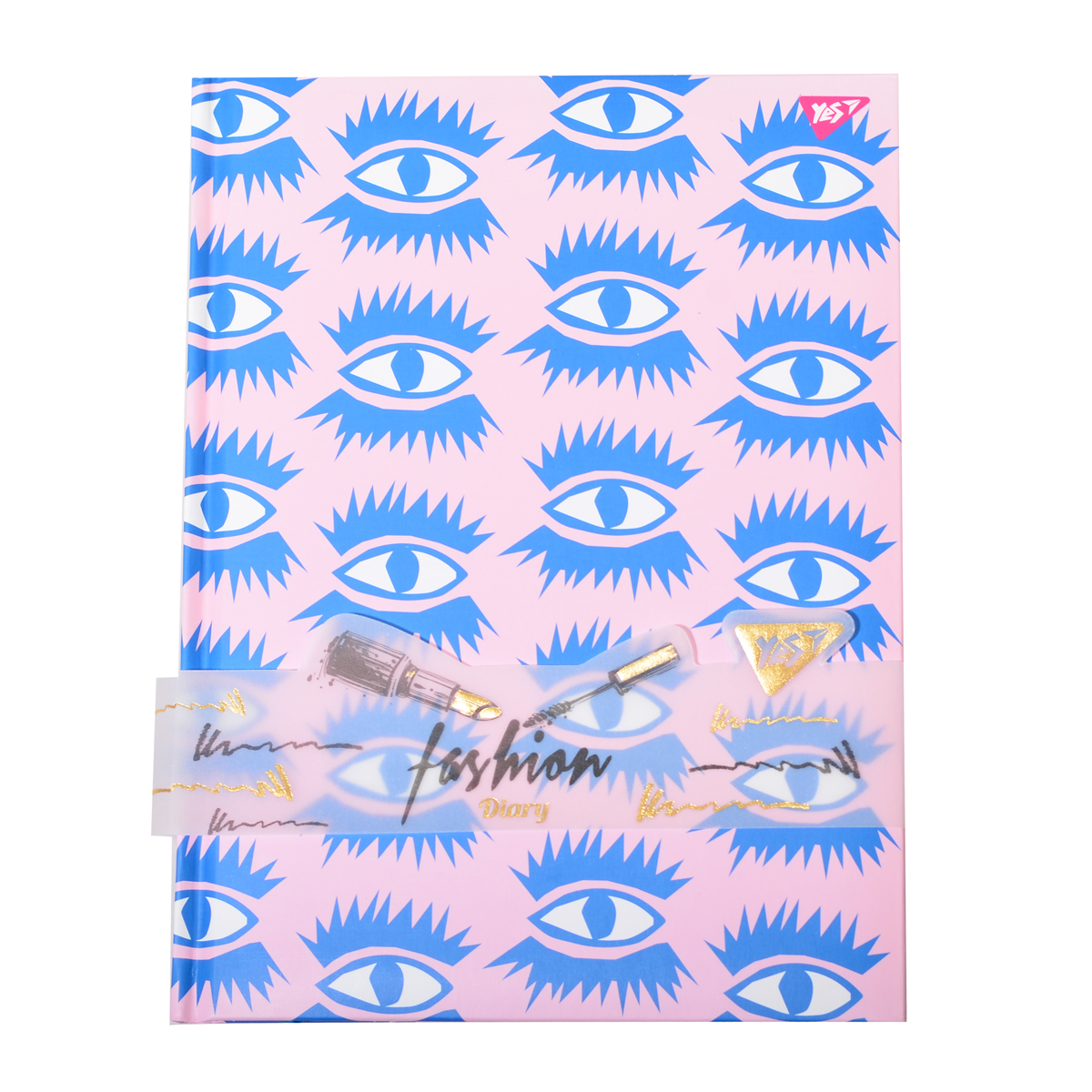 Notebook-motivator B5/64 sheets. "YES" /151586/ "Eaes" of the "Fashion" series, indoor unit (1/20)